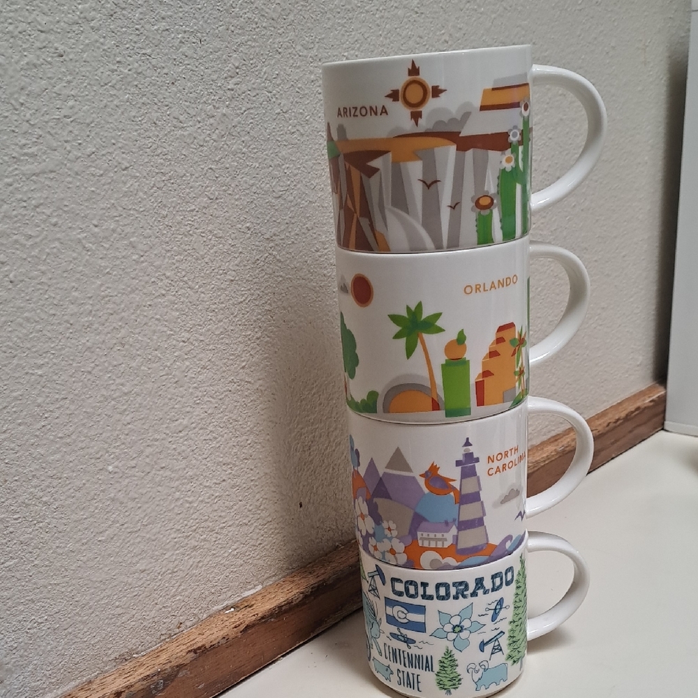 Starbucks State-Themed Mug Collection - Multicolor